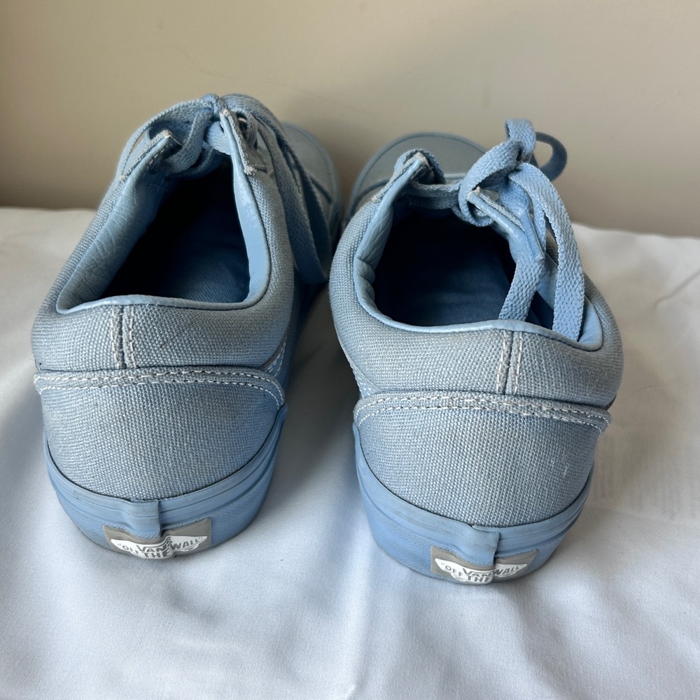 Vans Women’s Blue Canvas Sneakers - Picture 4 of 6